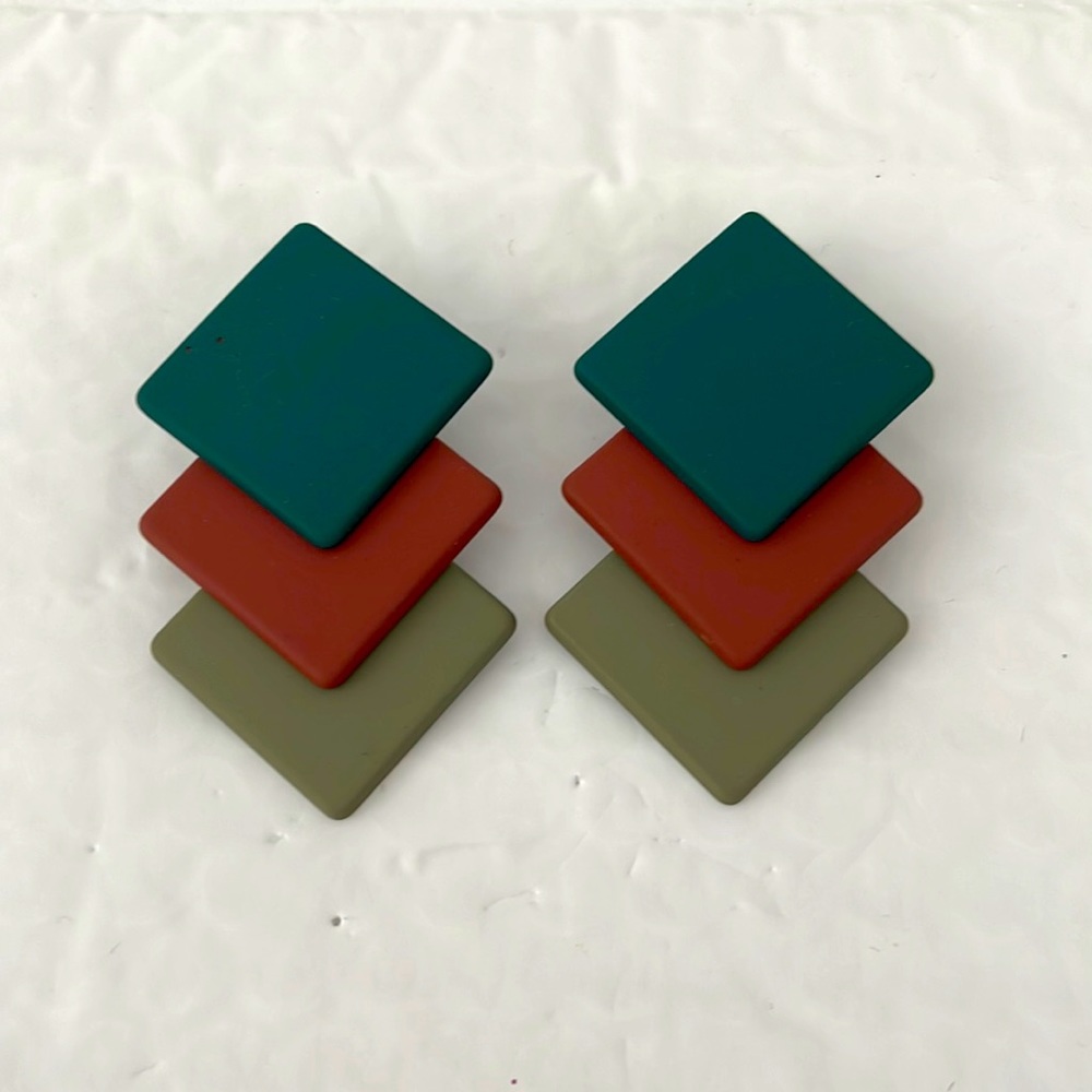 Decree Geometric earrings boho fashion NEW